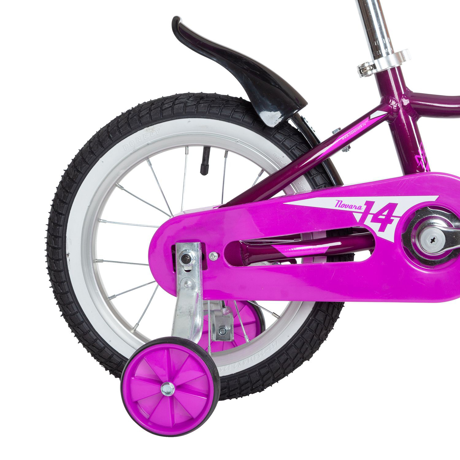 Велосипед 14NOVARA фиолетовый. NOVATRACK NOVARA - фото 6