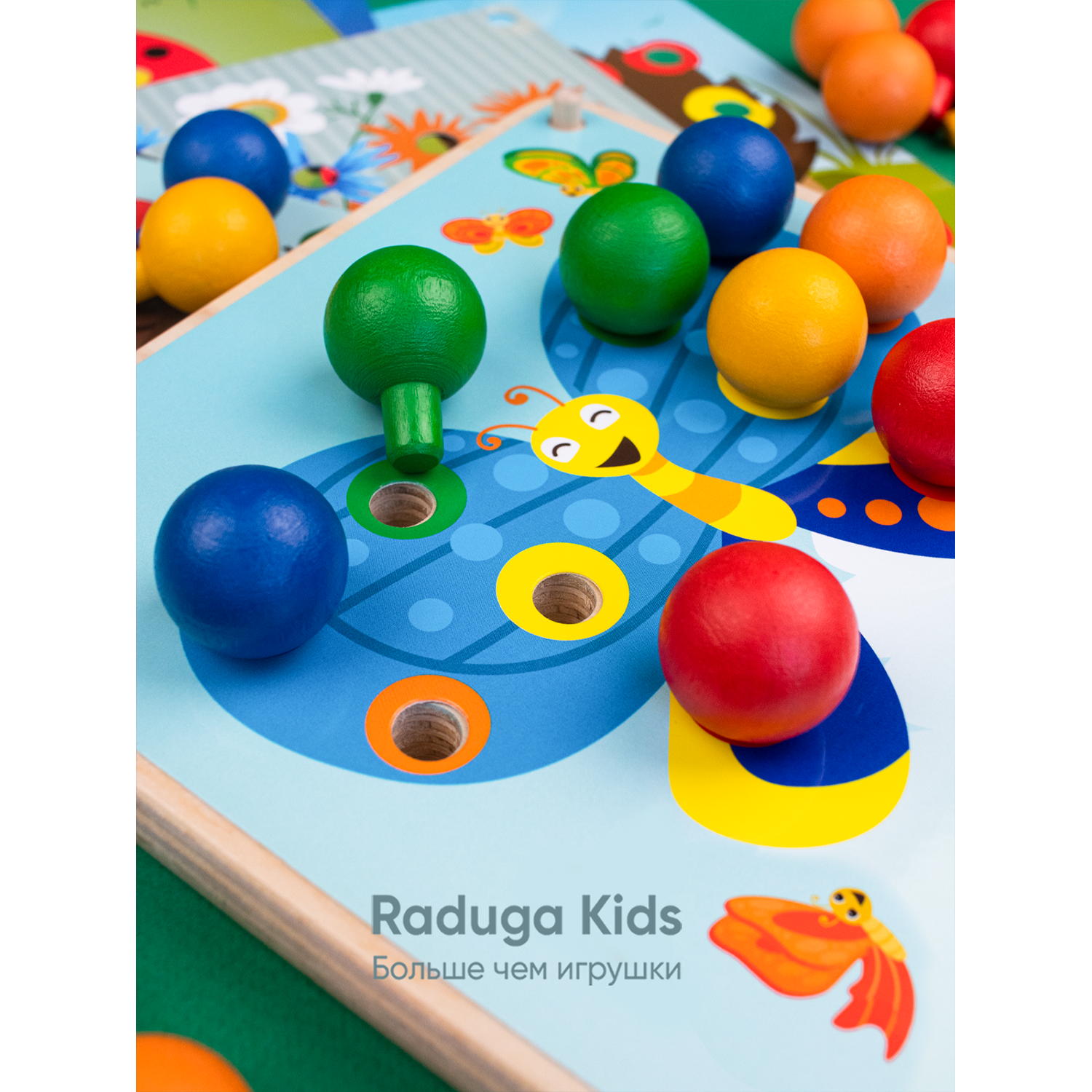 Развивающая игрушка Raduga Kids Мозаика сортер для малышей деревянная Мини - фото 9