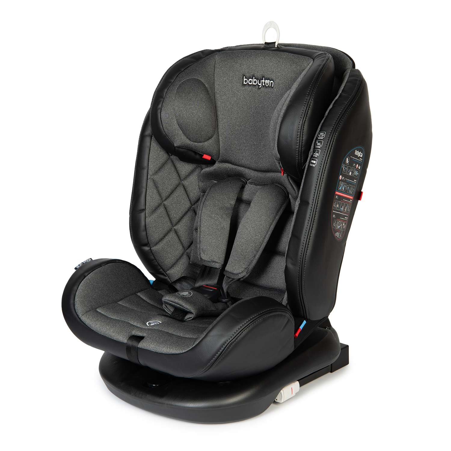 Автокресло Babyton Multi-Stage Black Isofix 0+/1/2/3 (0-36 кг) - фото 16