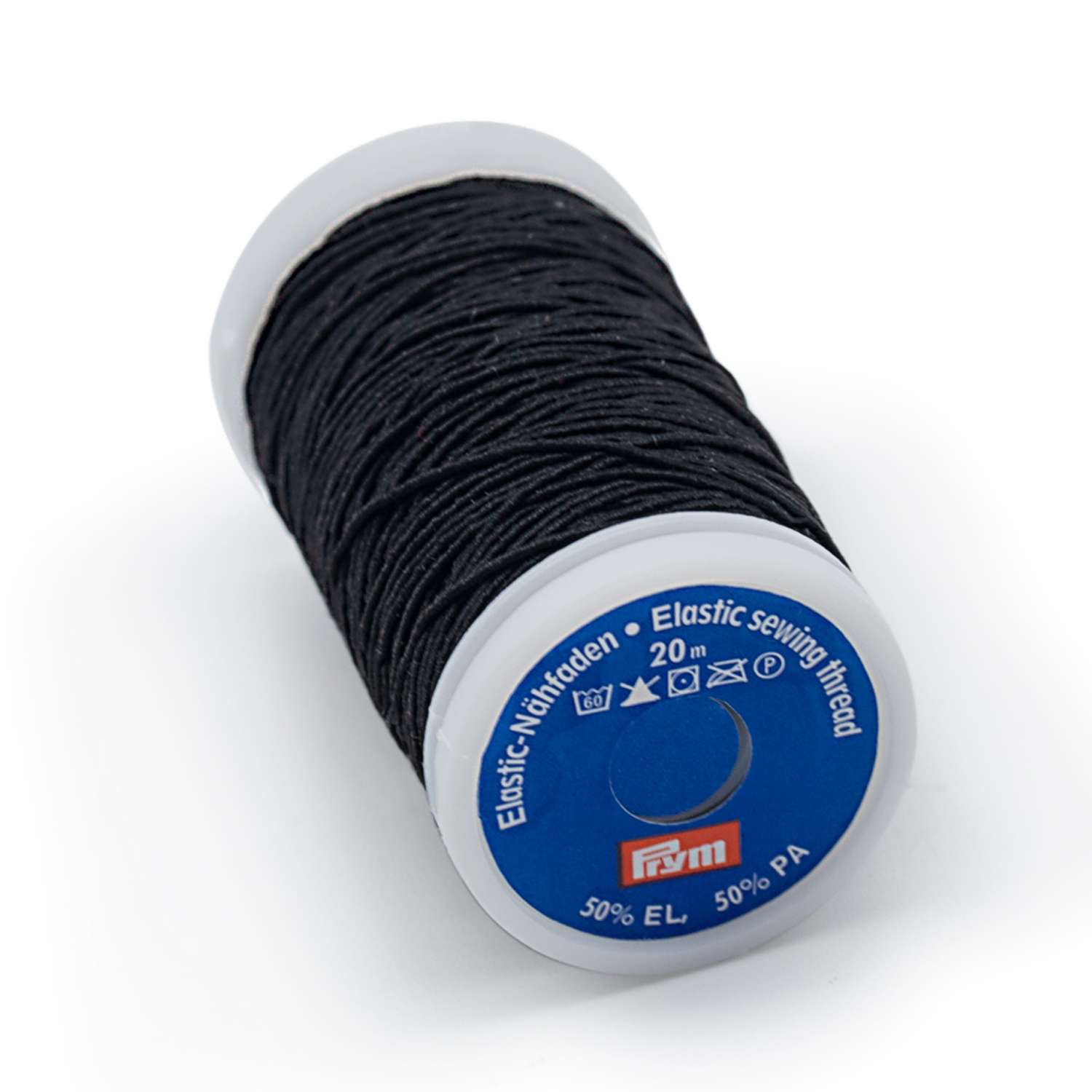 Нитки Prym эластичные для шитья вязания и рукоделия 0.5 мм Черный 1 шт 970010 - фото 2