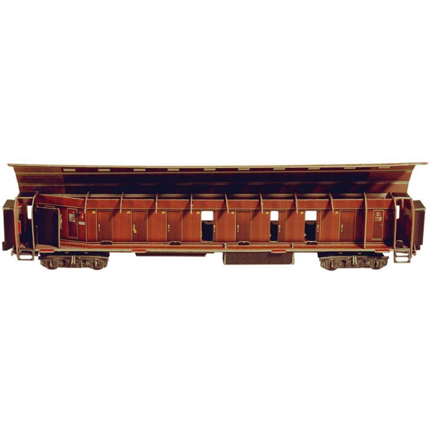 Сборная модель Умная бумага Железная дорога 1/87 Спальный вагон Красная стрела 295-1 295-1 - фото 2