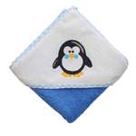 Детское полотенце Uviton с уголком Baby Пингвиненок 100х100 см