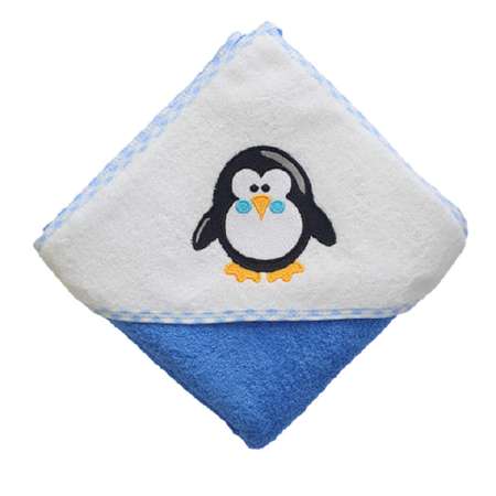 Детское полотенце Uviton с уголком Baby Пингвиненок 100х100 см