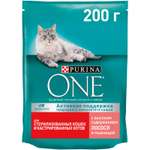 Корм для кошек Purina One при стерилизации и кастрации лосось-пшеница 200г