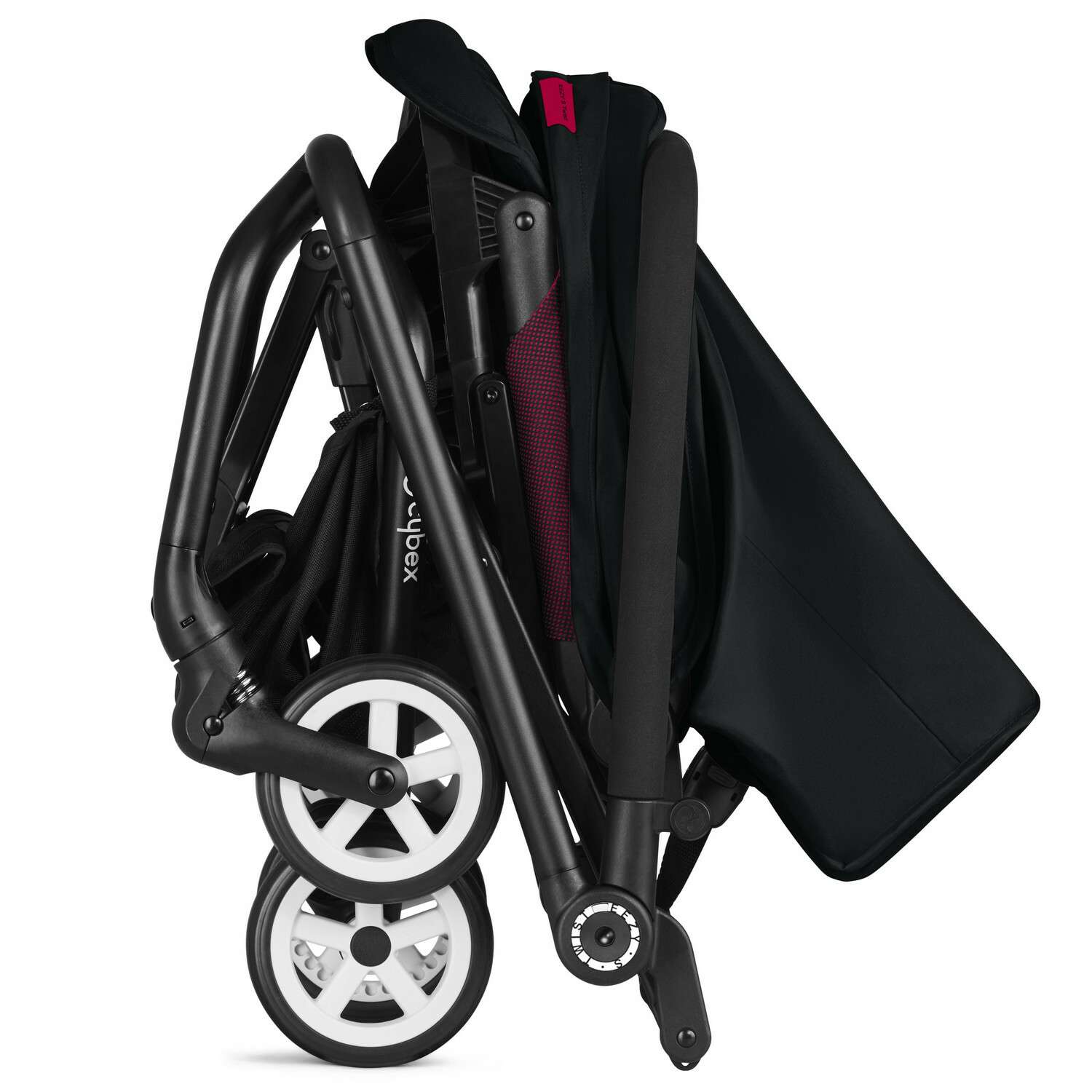 Коляска Cybex Eezy S Twist Fe Ferrari Victory с дождевиком Black - фото 5