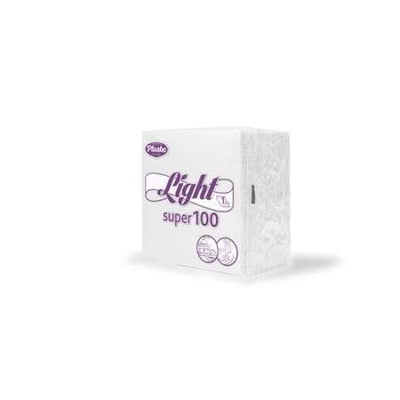 Салфетки Plushe Light Super 100 75л Белый