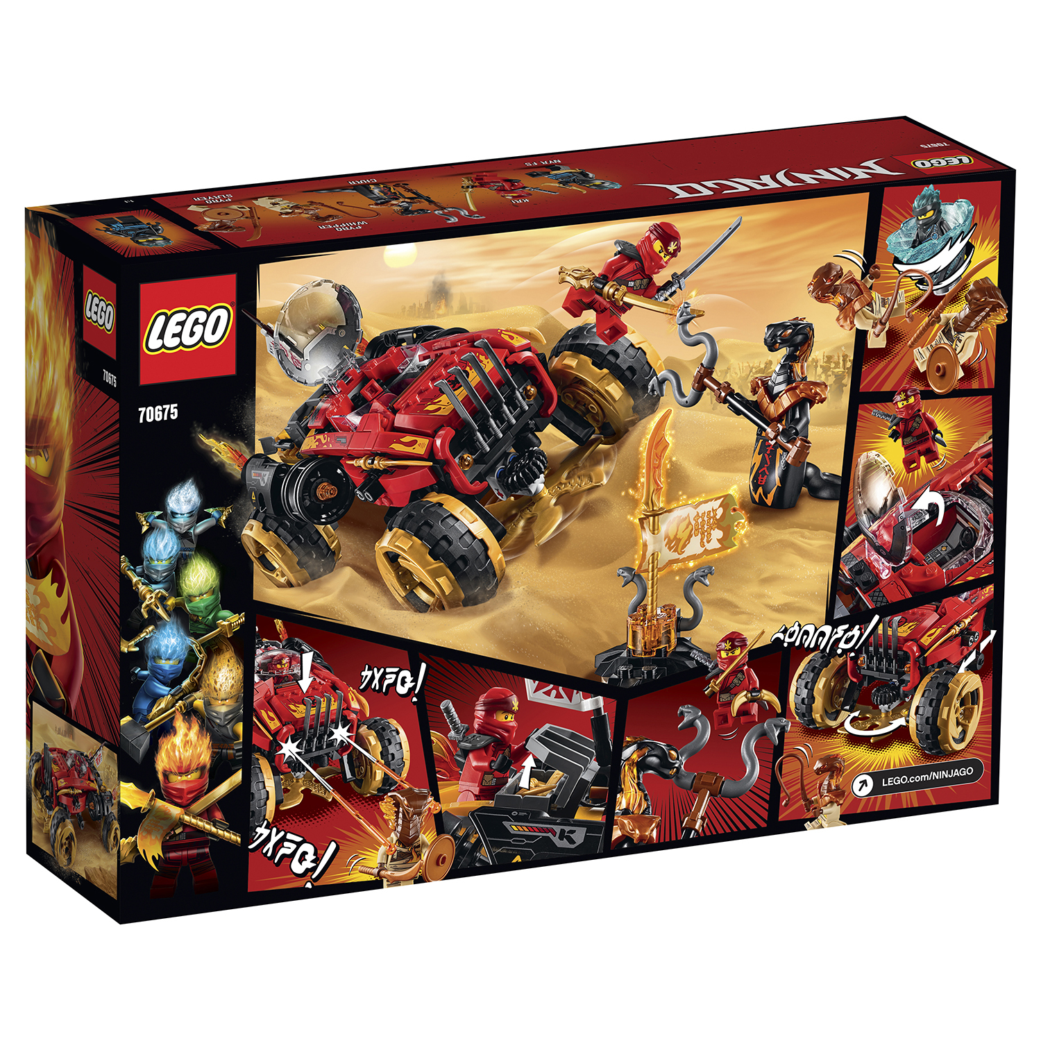 Конструктор LEGO Ninjago Внедорожник Катана 4*4 70675 - фото 3