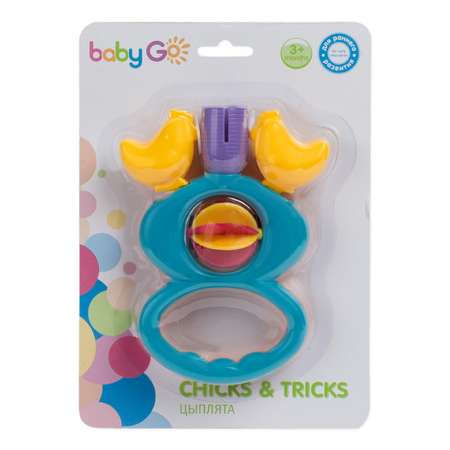 Игрушка BabyGo погремушка Цыплята