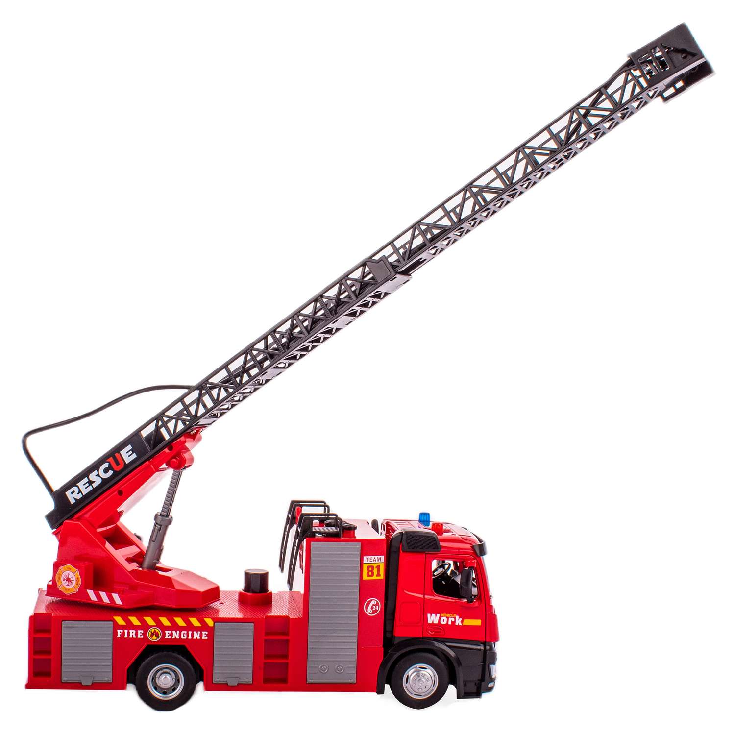 Машина Kiddie Drive Пожарная с лестницей с функцией разбрызгивания воды 97002 97002 - фото 1