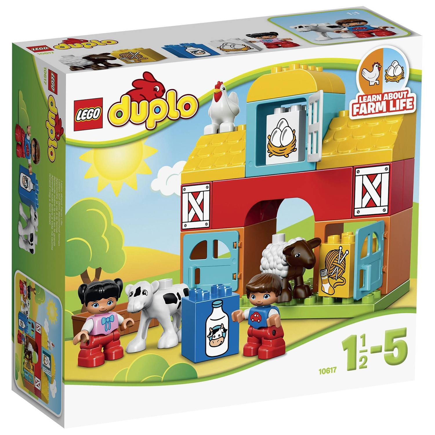 Конструктор LEGO DUPLO My First Моя первая ферма (10617) купить по цене  1299 ₽ в интернет-магазине Детский мир