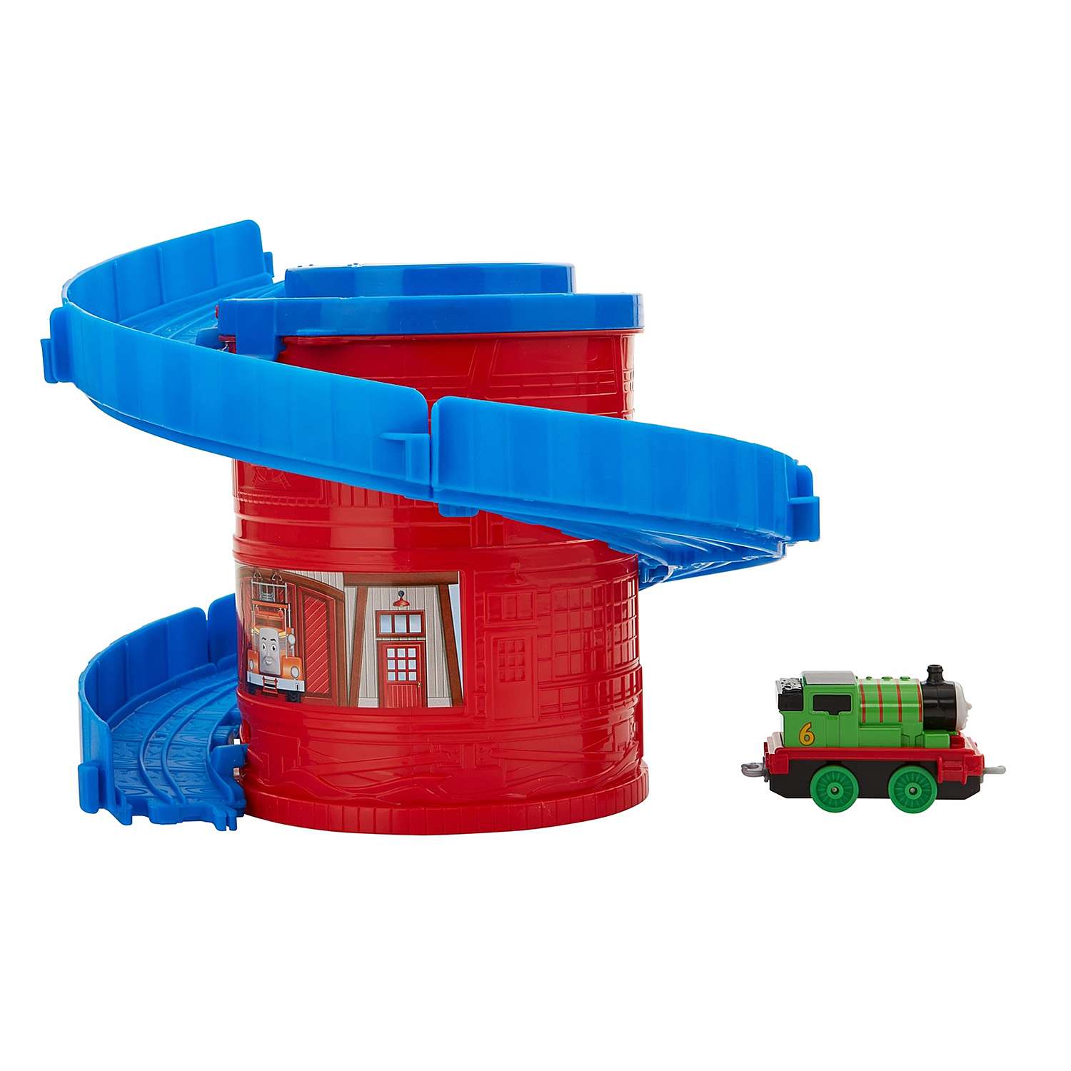 Набор игровой Thomas & Friends Башня-спираль с трассой и Перси FBC48 FBC44 - фото 6