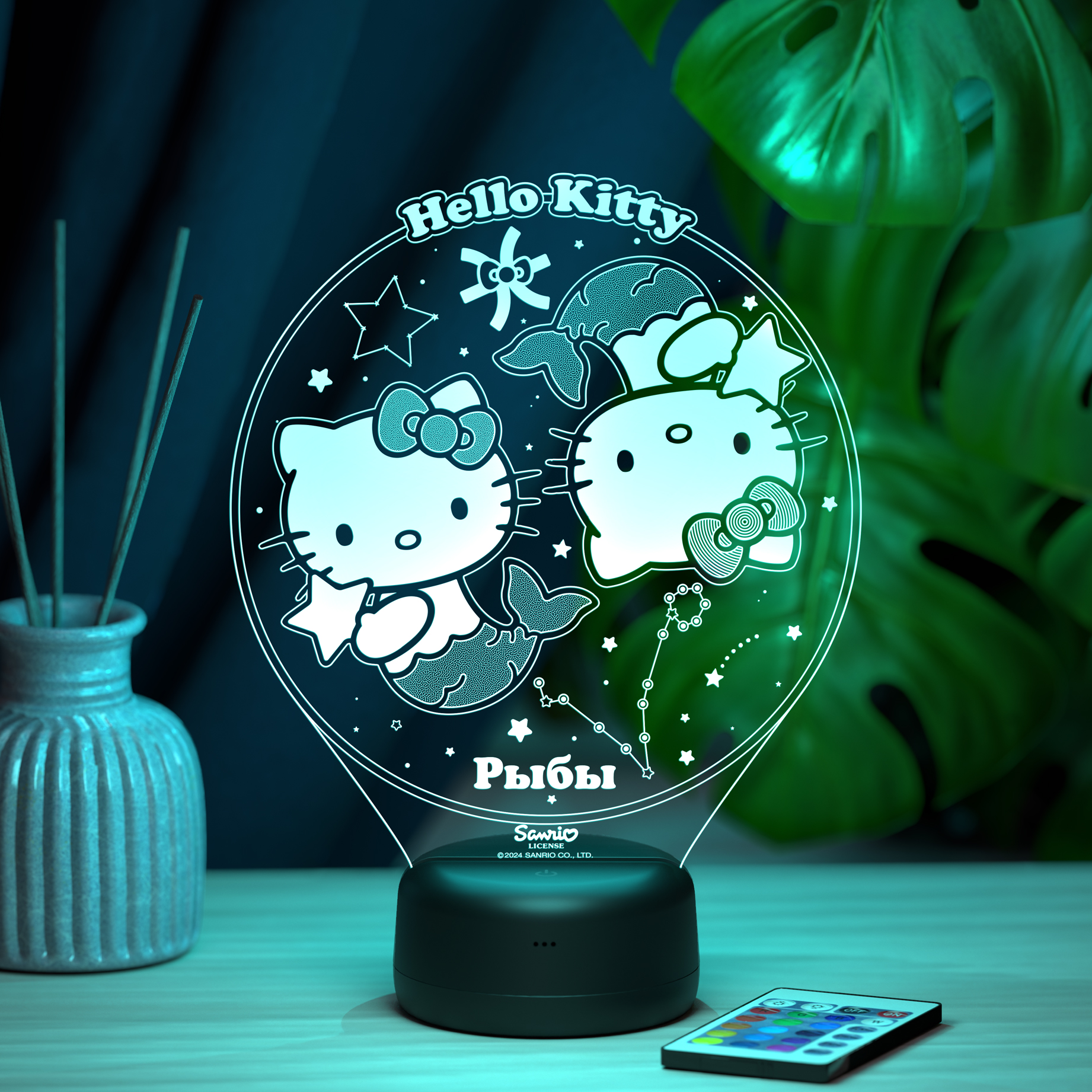 Ночник Hello Kitty Рыбы - фото 1
