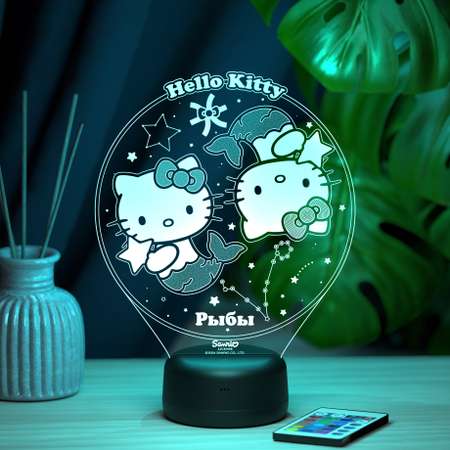 Ночник HELLO KITTY Рыбы