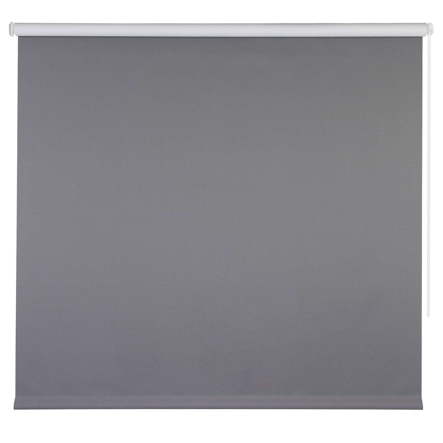Рулонные шторы Эскар Blackout серый 120х160 см - фото 1