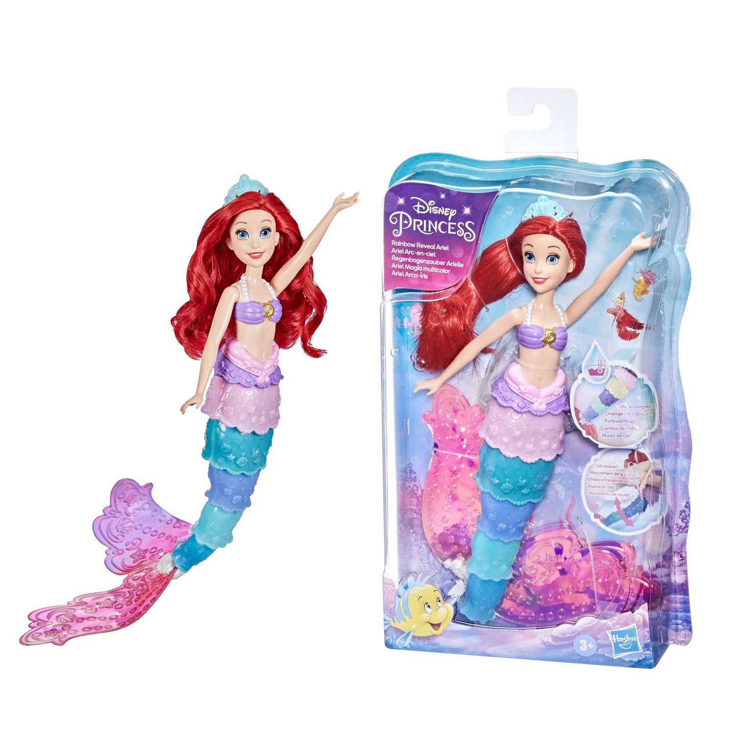 Кукла Disney Princess Hasbro Радужная Ариэль F03995L0 F03995L0 - фото 7