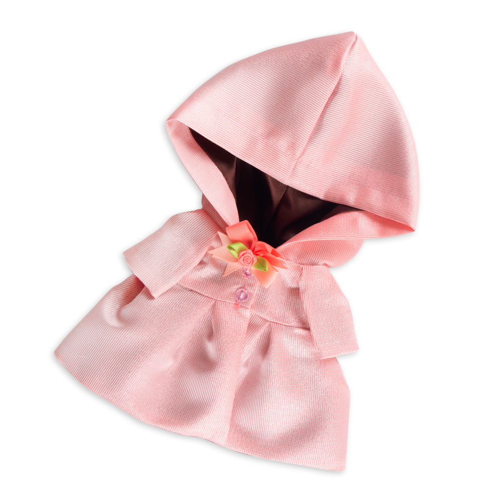 Одежда для кукол BUDI BASA Плащ светло-розовый блестящий для Зайки Ми 18 см OSidS-324 OSidS-324 - фото 1