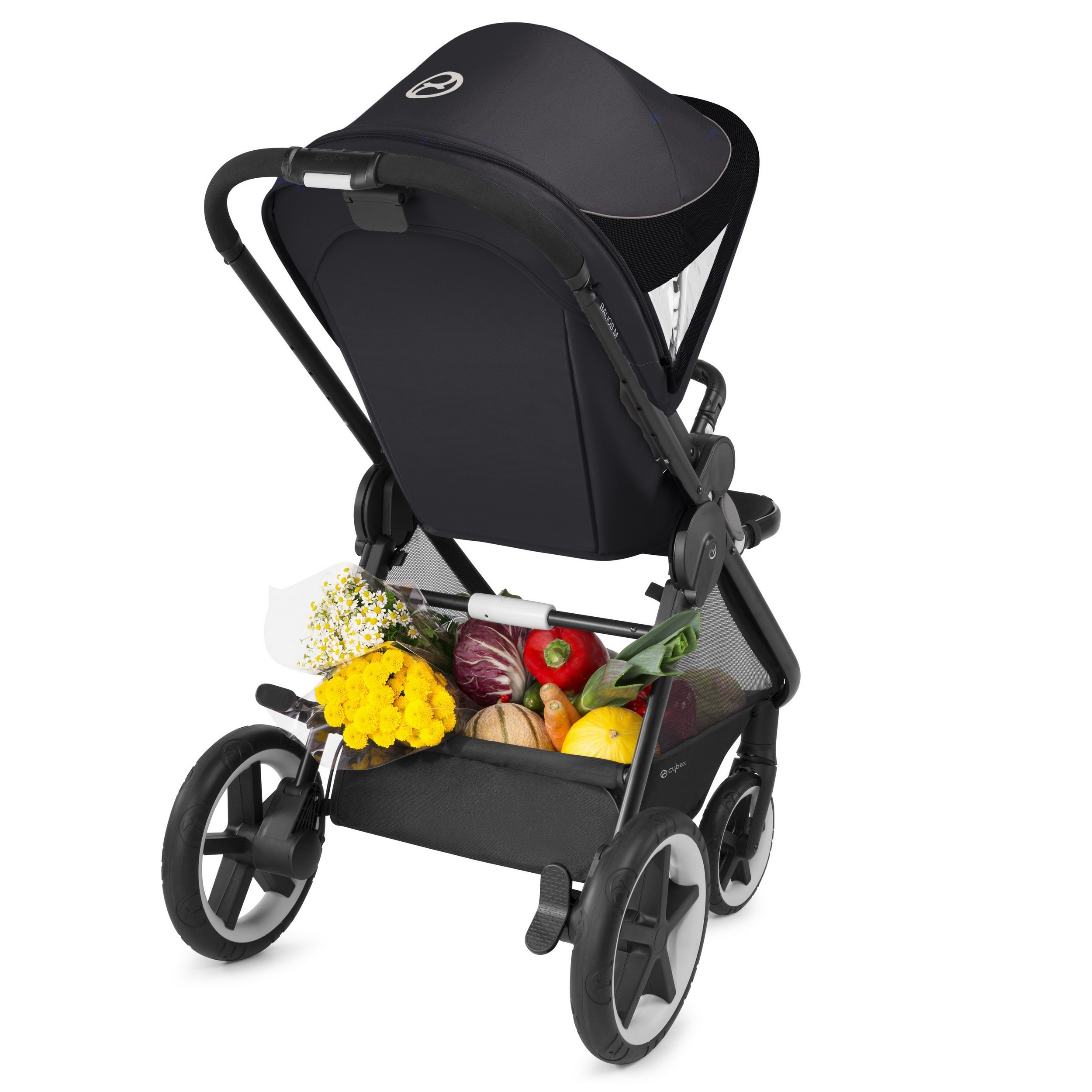 Коляска Cybex Balios M Lavastone Black - фото 6