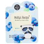 Тканевая маска DEAR MOLLY Рецепты Молли Голубика