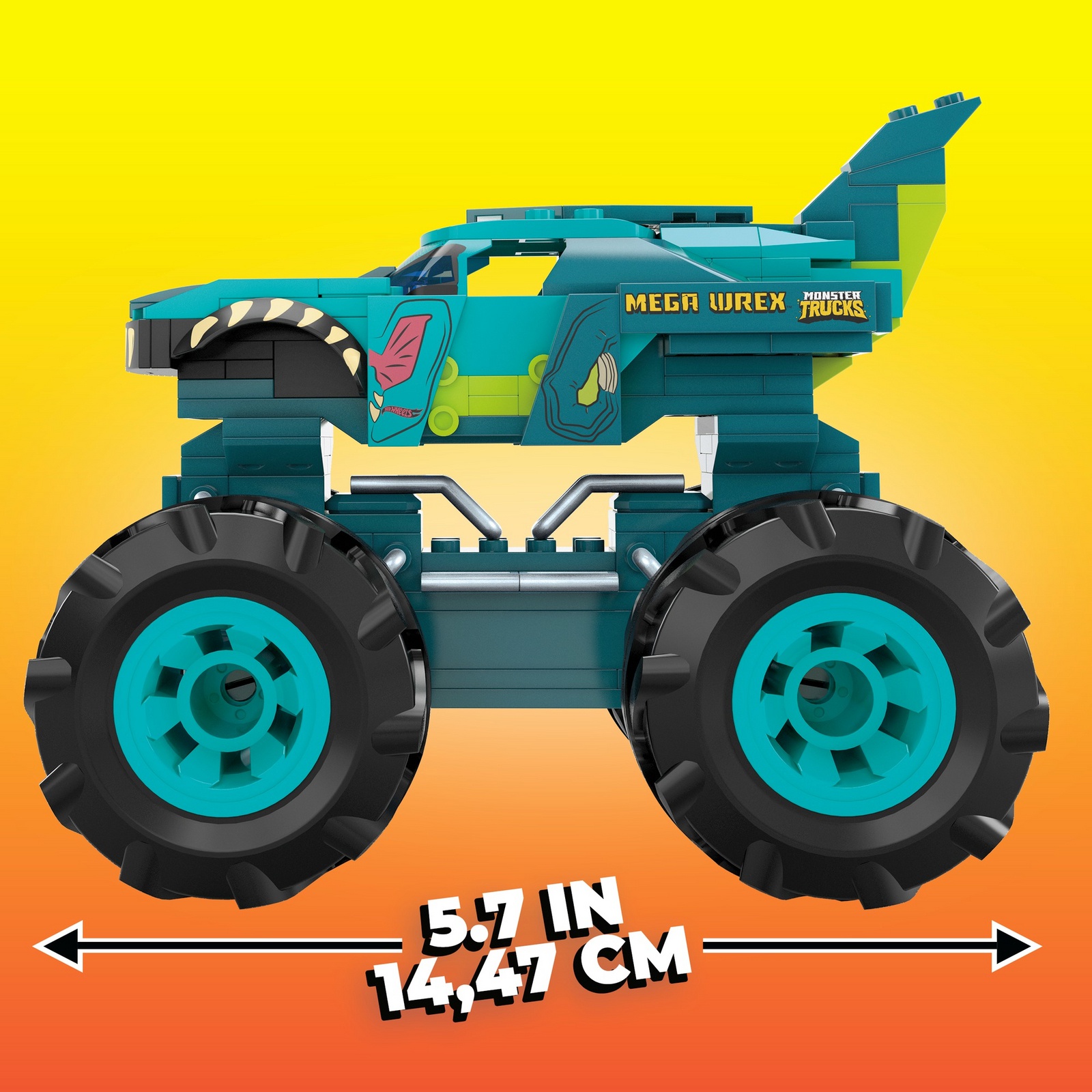 Конструктор Mega Construx Hot Wheels Монстр-трак Мега Рекс HDJ95 - фото 12