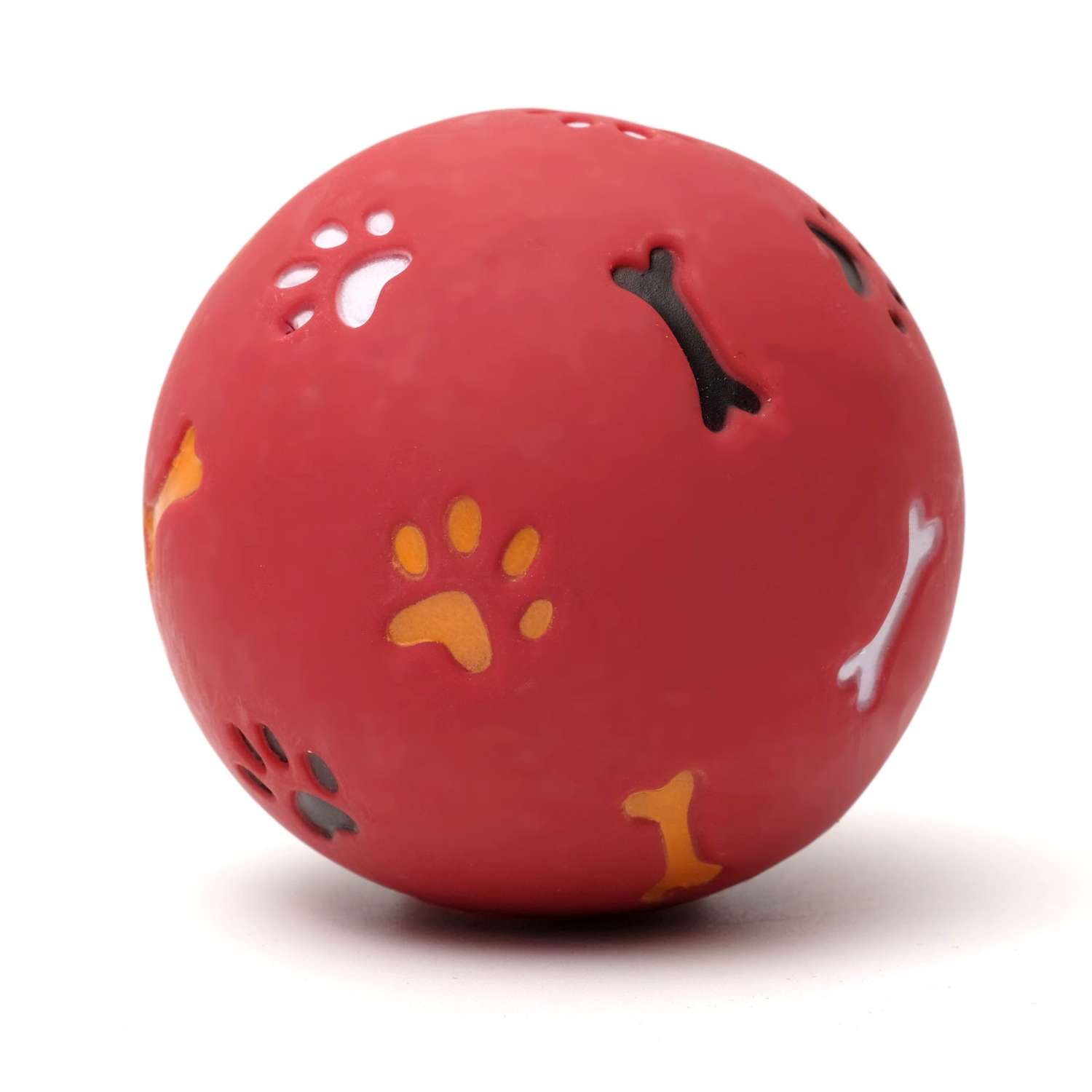 Игрушка для собак Пижон шар под лакомства Косточки и лапки - фото 1