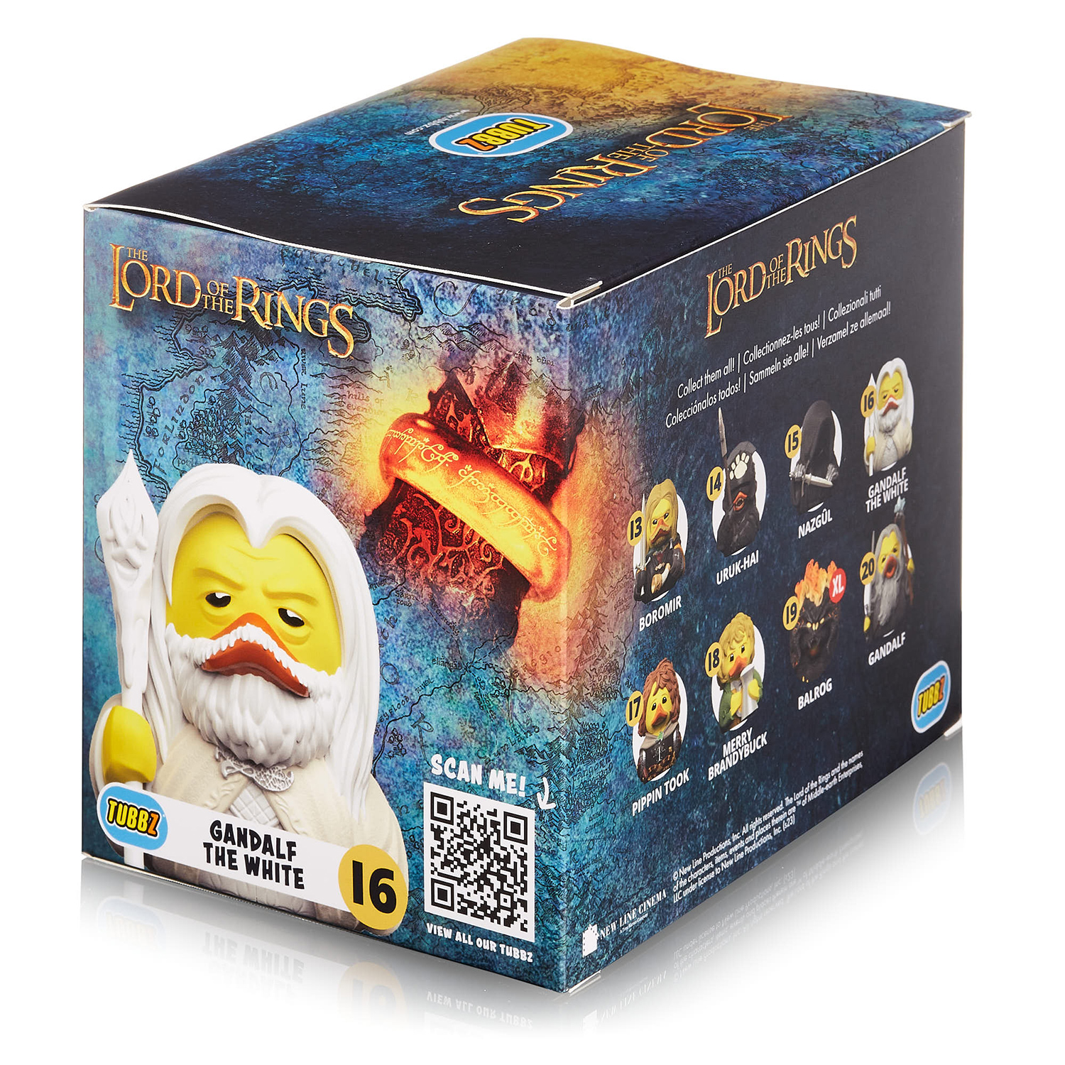 Фигурка The Lord of the Rings Утка Tubbz Гендальф Белый из Властелина колец Boxed Edition без ванны - фото 3