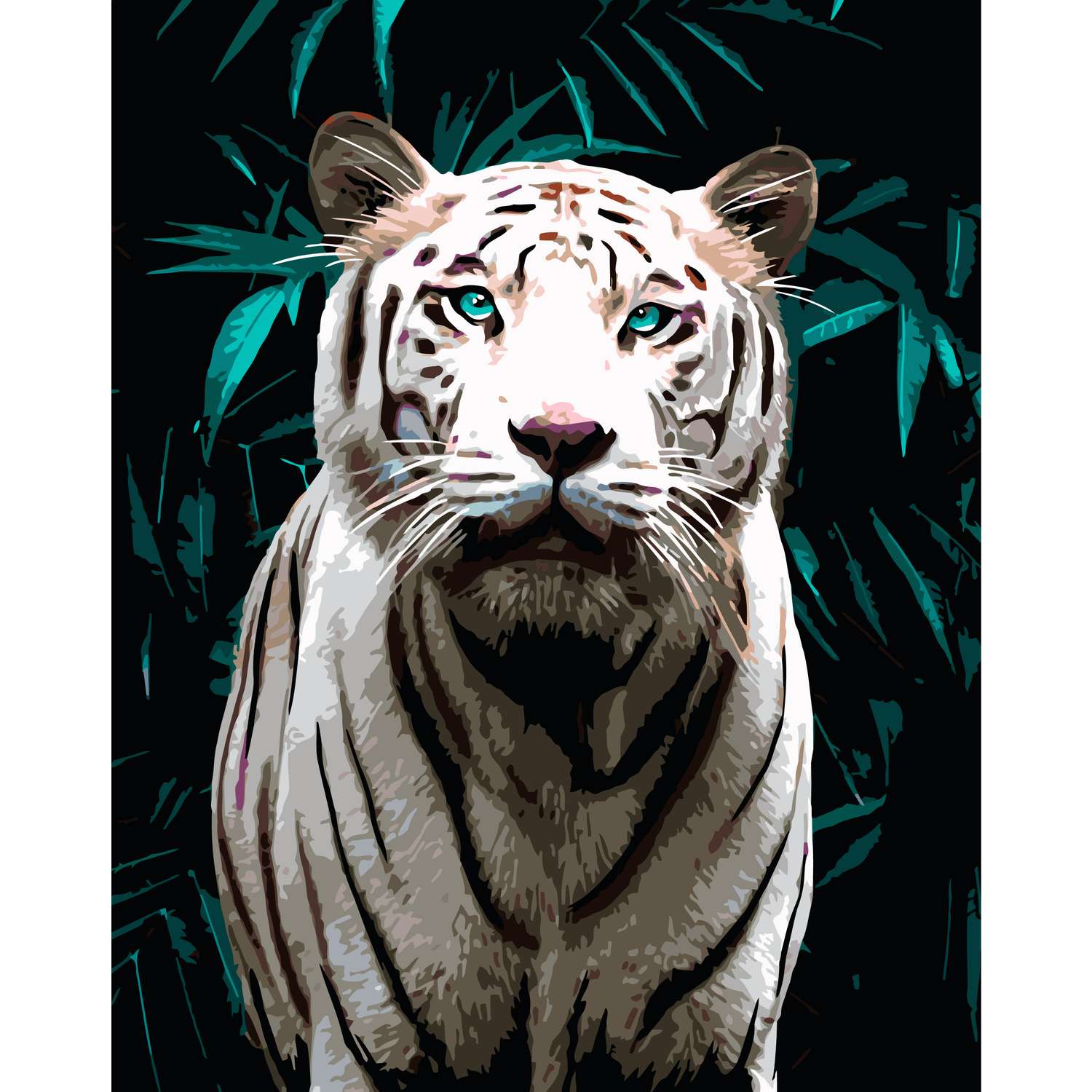 Картина по номерам Diamond WAY Бенгальский тигр - фото 1