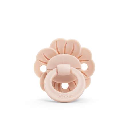 Пустышка детская силиконовая Elodie Binky Bloom Powder Pink, 3 мес+