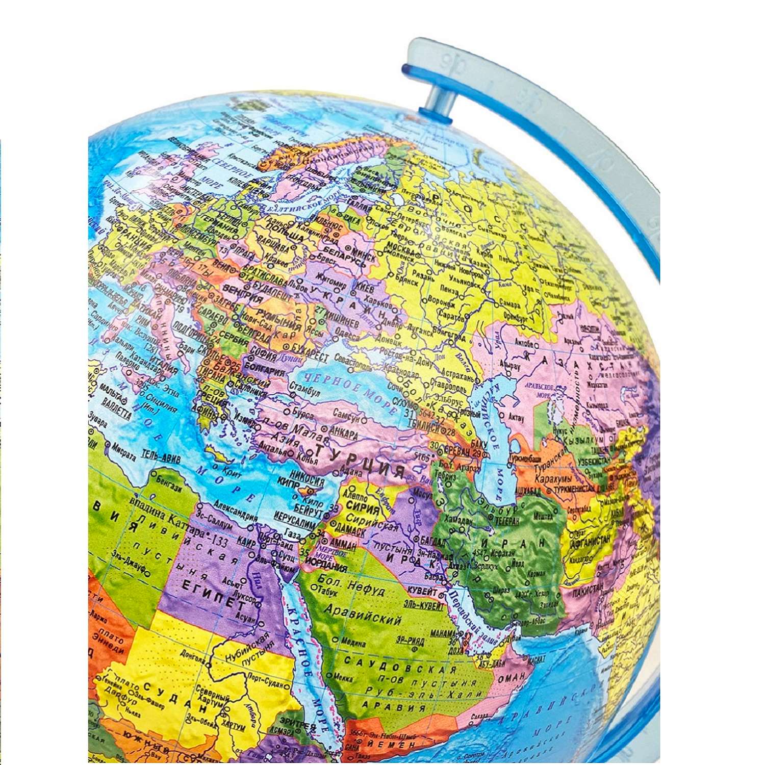 Глобус Globen Земли Интерактивный политический с LED-подсветкой VR-очки 32 см - фото 5