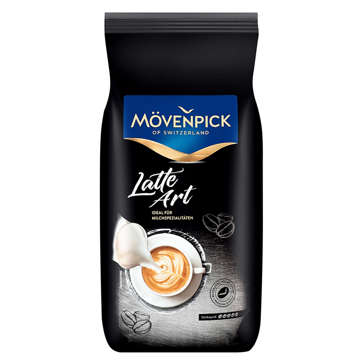 Кофе в зернах Movenpick Latte Art 1000г - фото 1