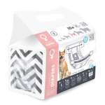 Подгузники для собак M-PETS L 34-50см 10шт