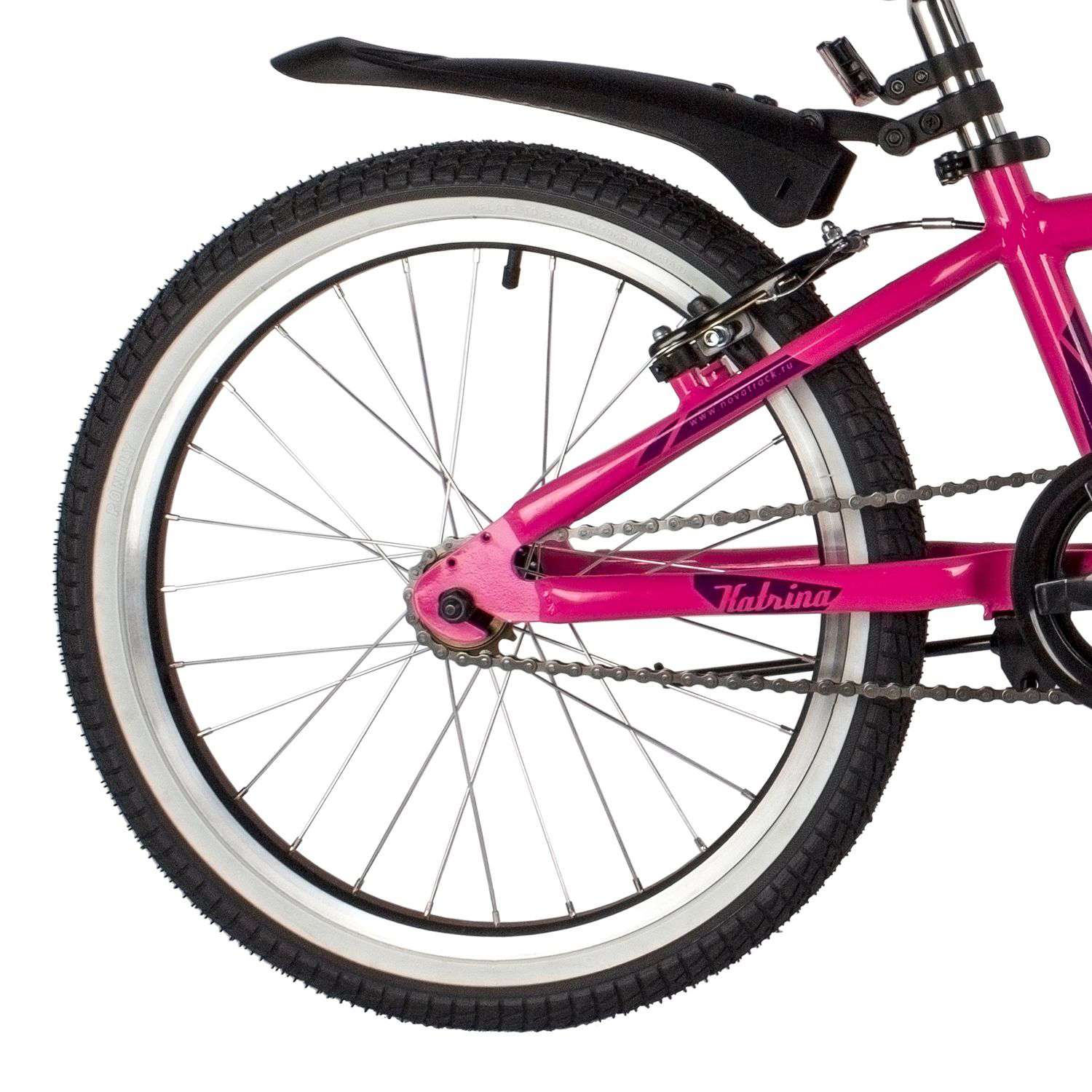 Велосипед 20 розовый. NOVATRACK KATRINA - фото 5