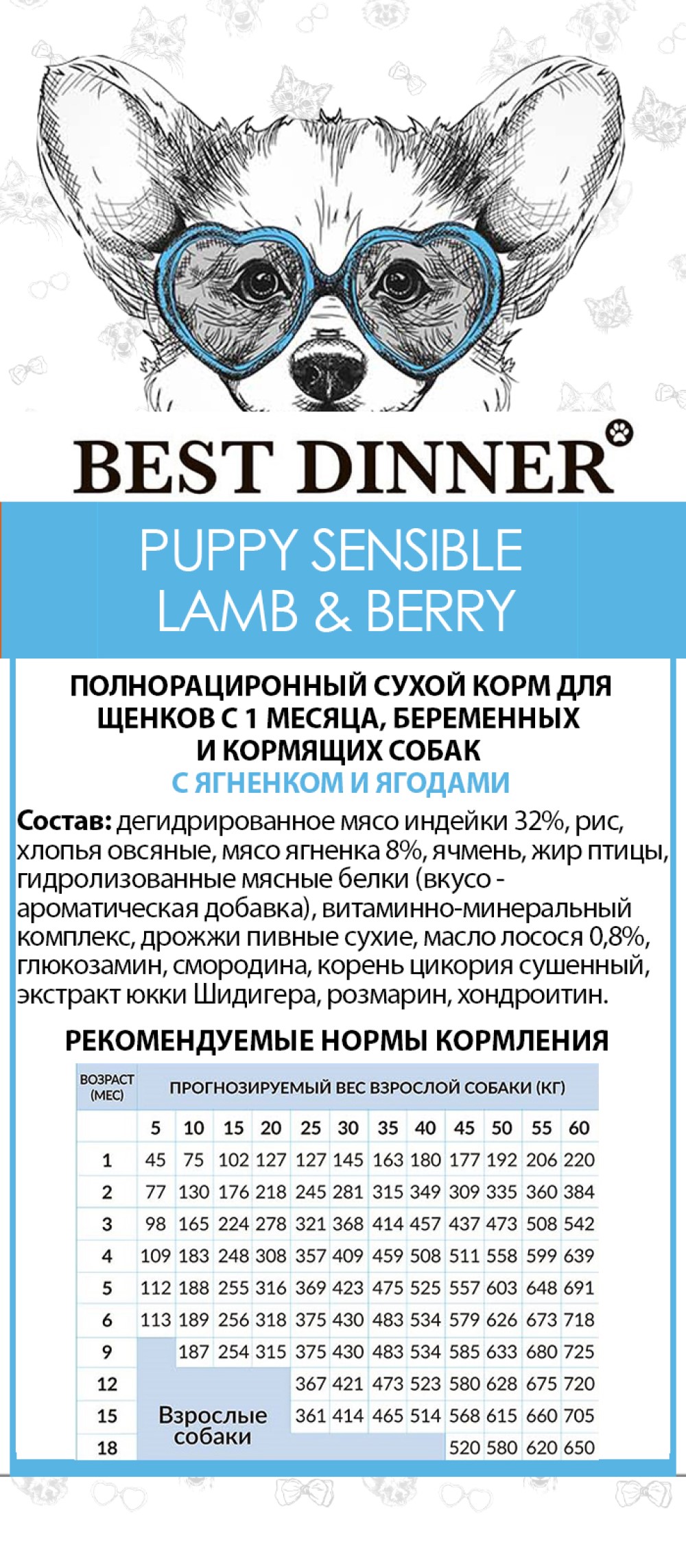 Сухой корм для собак Best Dinner 3 кг - фото 2