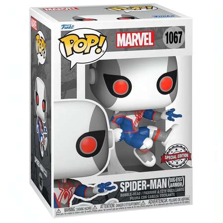 Фигурка Funko POP! Bobble Marvel Spider-Man (Bug-Eyes Armor) WinterCon22 (Exc) (1067) 65365