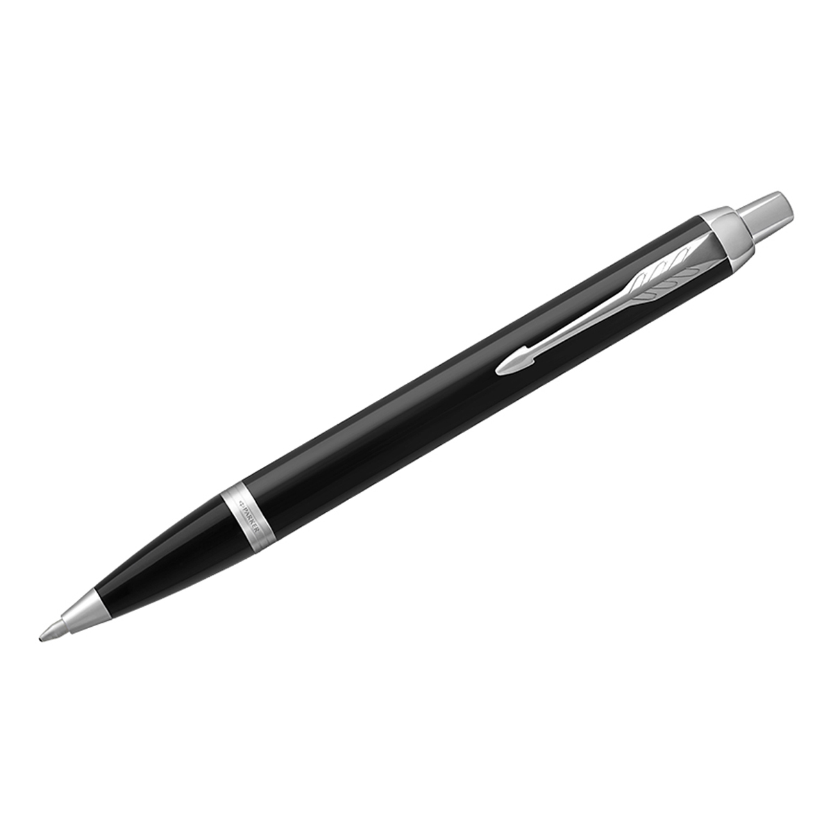 Ручка шариковая PARKER IM Black CT синяя кнопочн подарочная упаковка - фото 1