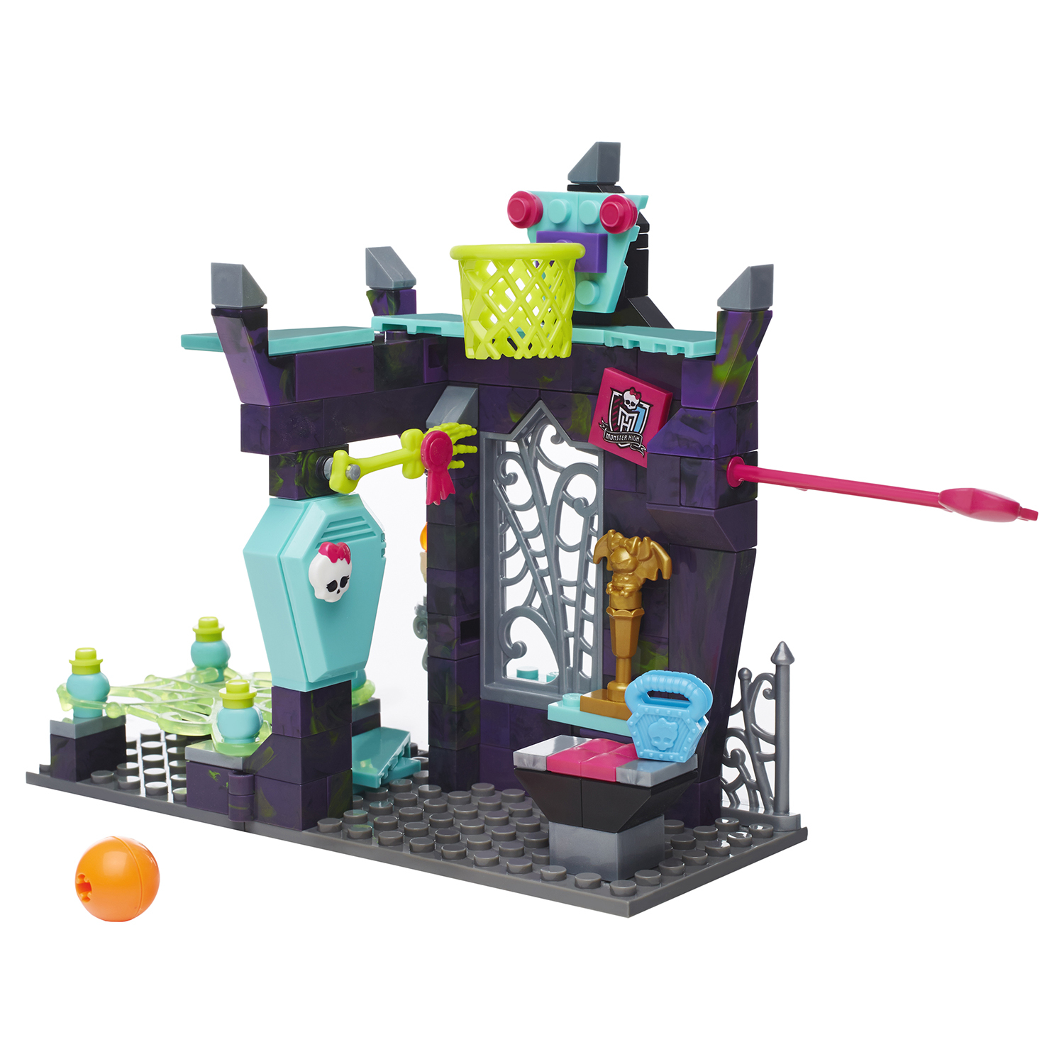 Набор Mega Bloks Monster High Класс физкультуры - фото 4