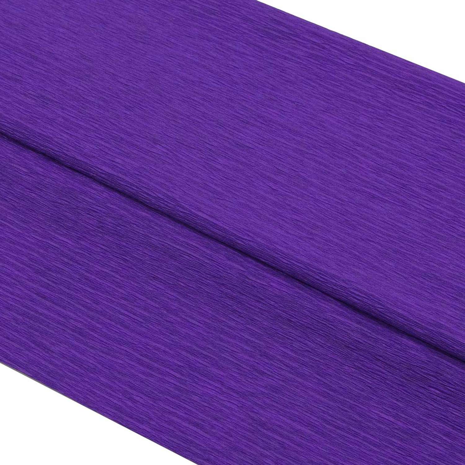 Бумага Astra Craft креповая упаковочная для творчества и флористики 50х200 см 2 шт темно - фиолетовая - фото 1