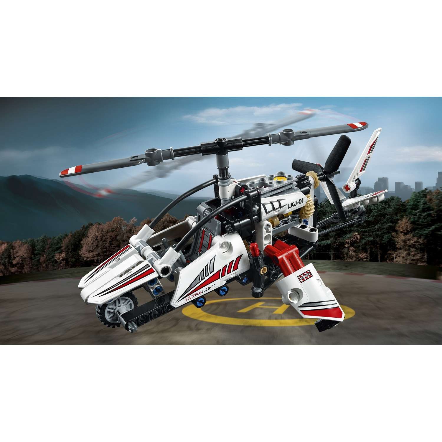 Конструктор LEGO Technic Сверхлёгкий вертолёт (42057) - фото 4