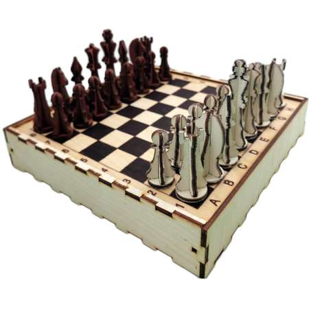 Игровой набор Amazwood шашки и шахматы aw9002