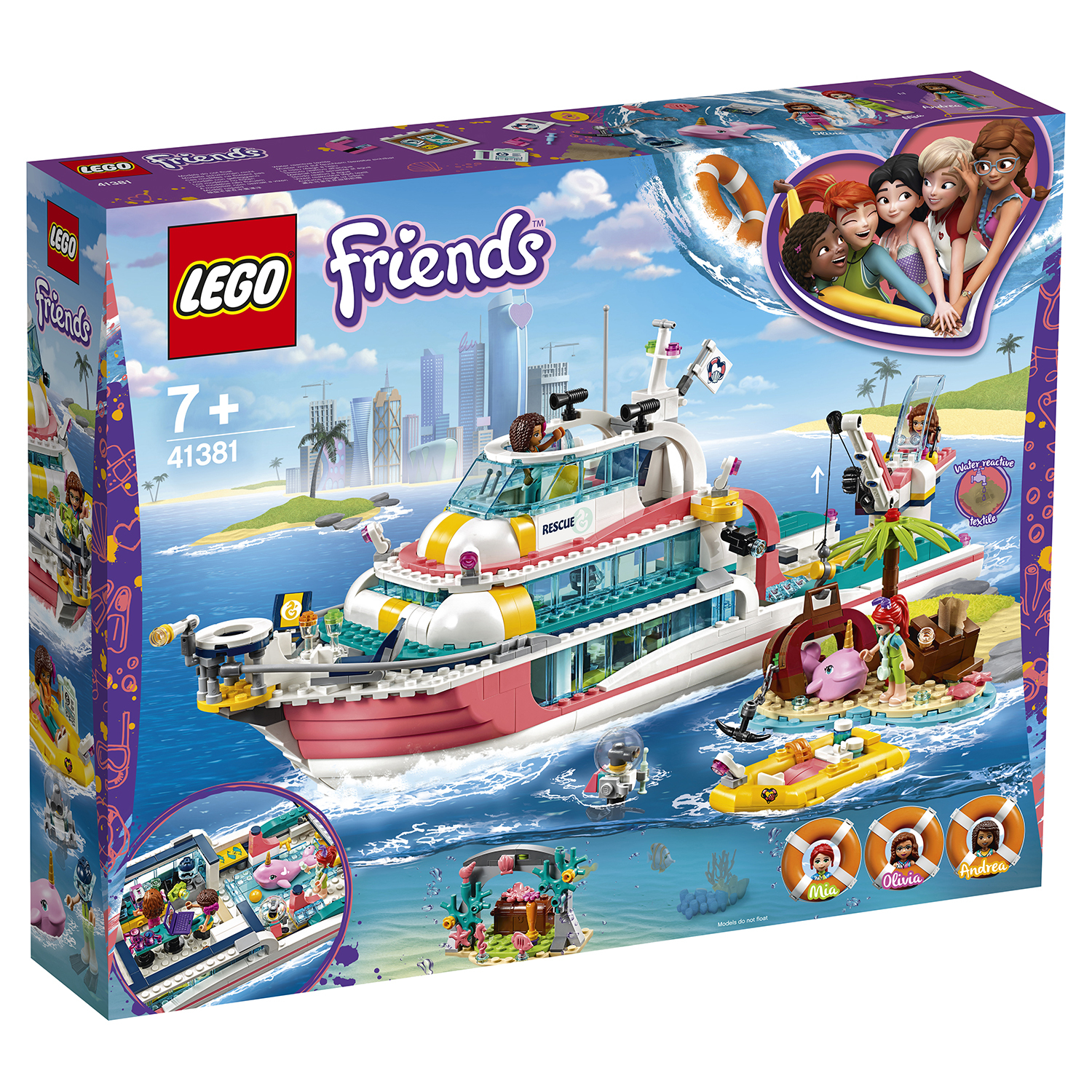 Конструктор LEGO Friends Катер для спасательных операций 41381 - фото 2