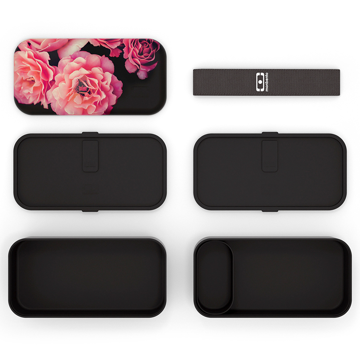 Ланч-бокс Monbento MB Original Flower mood black - фото 3