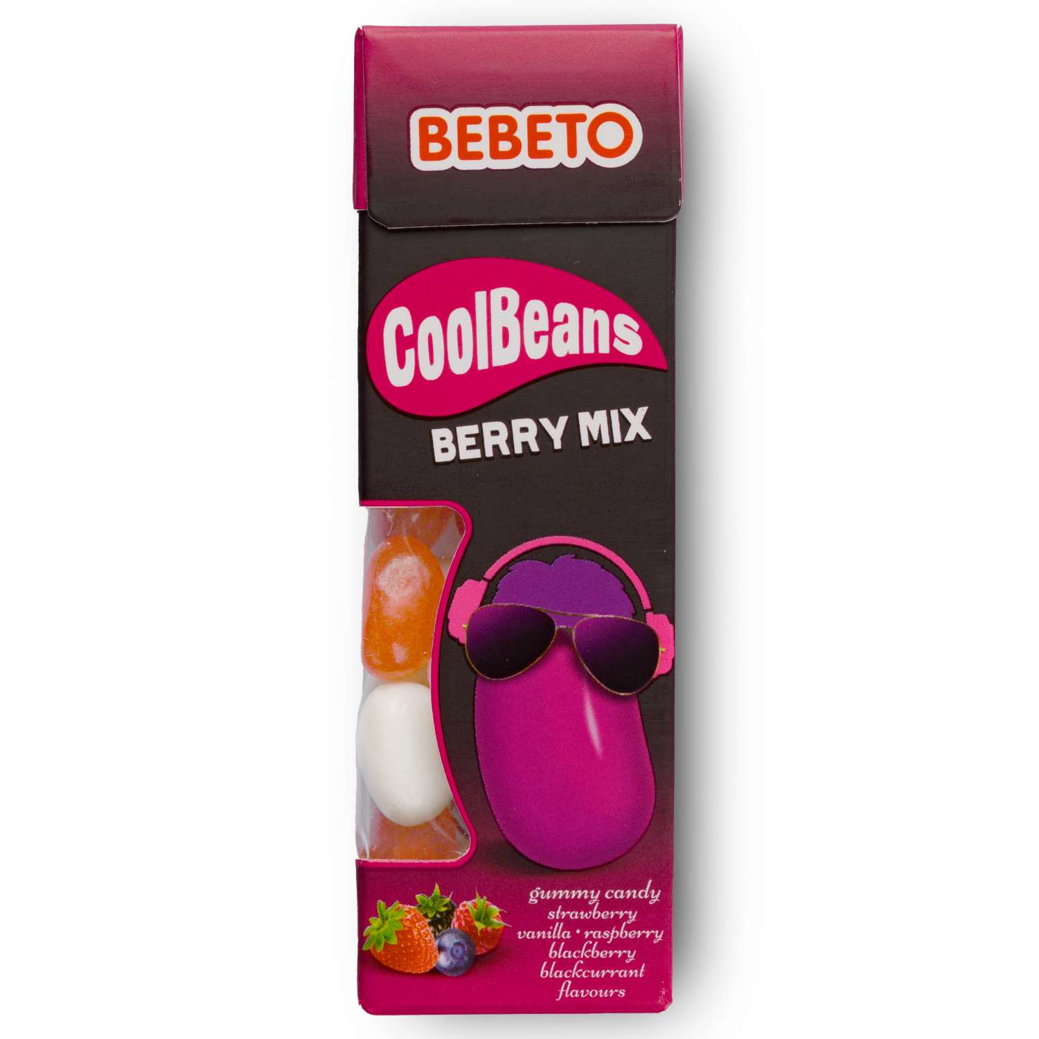 Мармелад жевательный Bebeto Cool Beans berry mix 30г - фото 1