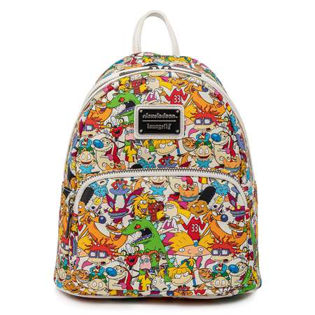 Рюкзак Funko Loungefly Nickelodeon Nick Rewind Gang AOP Mini Backpack NICBK0023