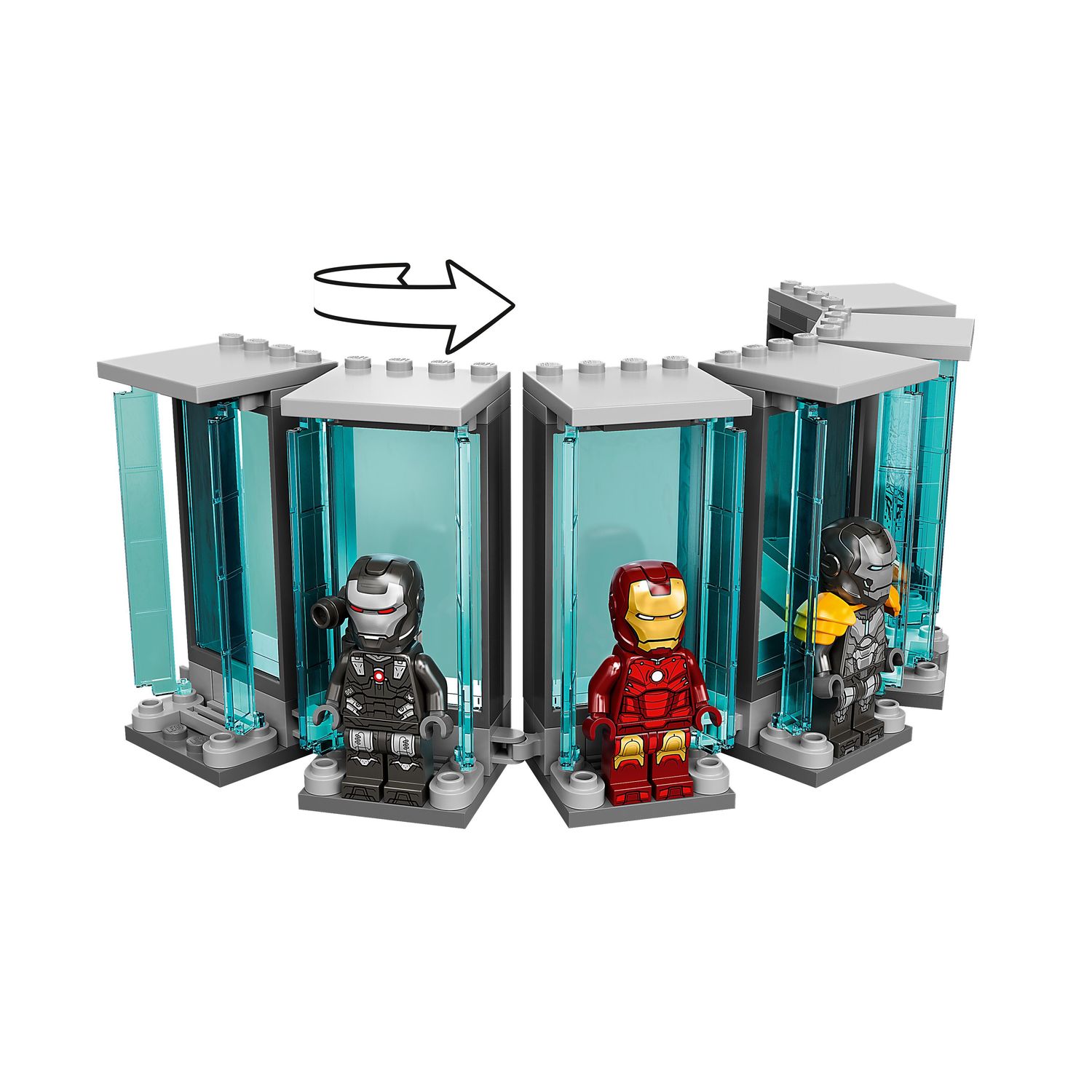 Конструктор LEGO Marvel Super Heroes Iron Man Armory 76216 - фото 4