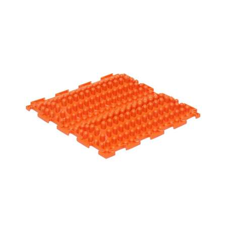 Массажный детский коврик пазл Ортодон развивающий игровой Волна жёсткий оранжевый 1 пазл