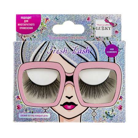 Аксессуар для карнавала Lukky Fresh Lash ресницы накладные BUTTERFLY WINGS клей в комплекте