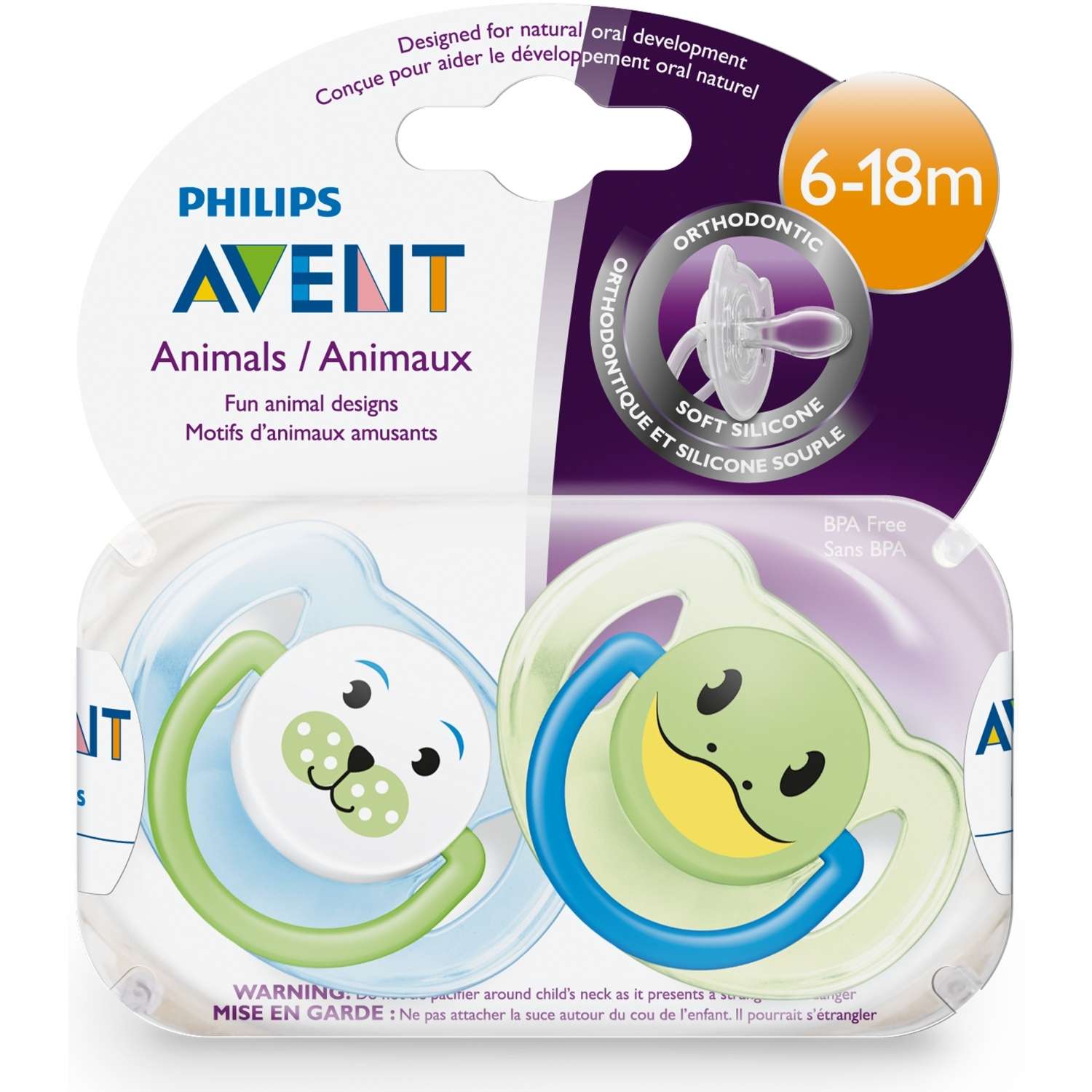 Пустышка Philips Avent ортодонтическая от 6 мес. 2 шт. - фото 4