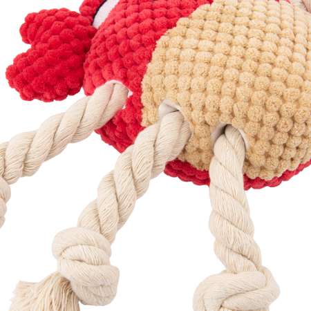 Игрушка для собак Mr.Kranch Краб 22*20см красный