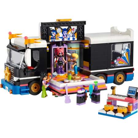 Конструктор LEGO Friends Музыкальный тур поп-звезды блочный