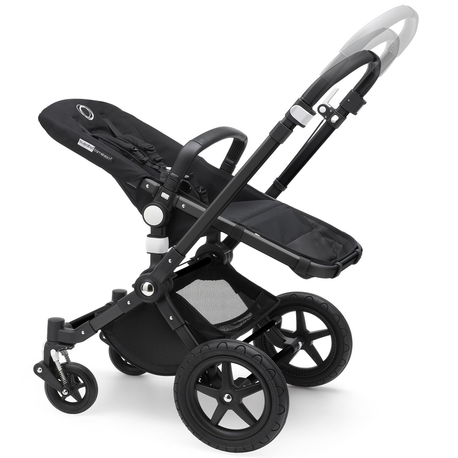 Коляска 2в1 Bugaboo Cameleon3 Plus Complete Black-Black-Black 230162ZW01 - фото 12