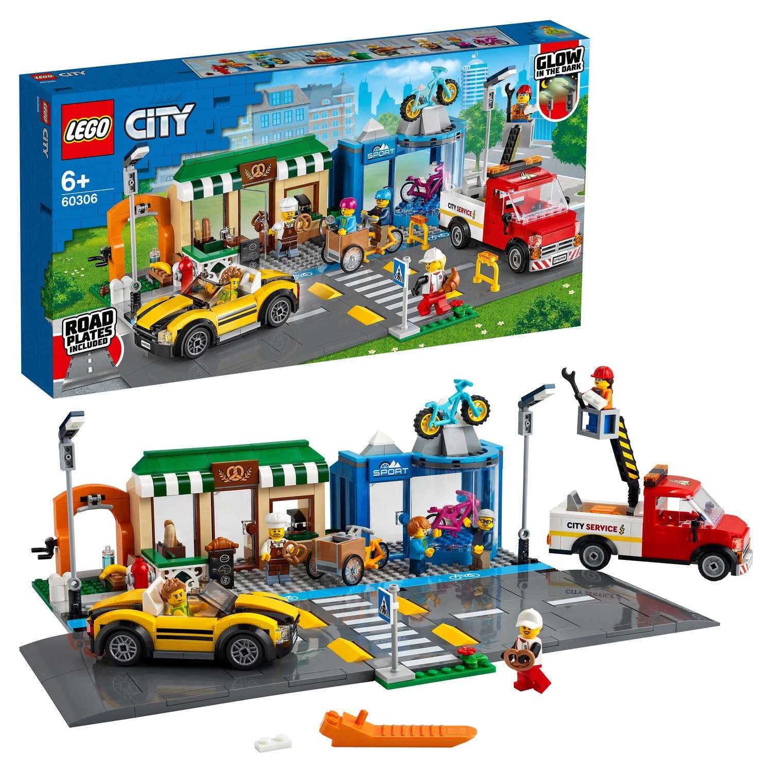 Конструктор LEGO City Торговая улица 60306 - фото 1